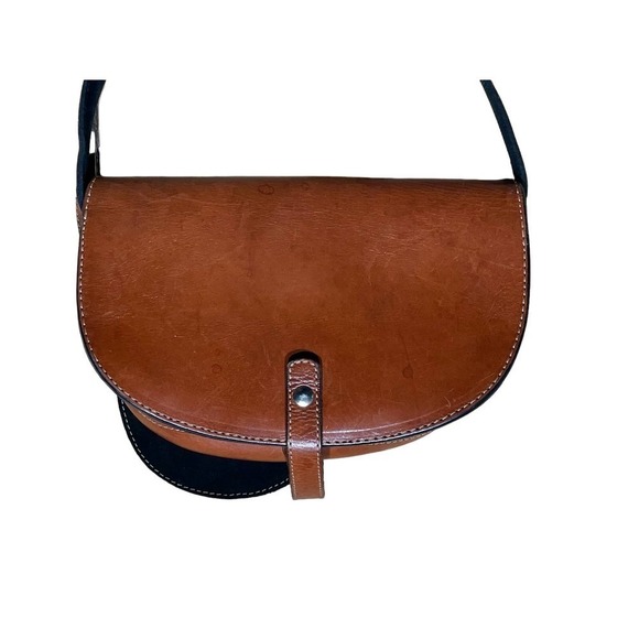 Marie Antoniette Genuine Leather Purse/Crossbody. Brown. Made in Argentina. - Picture 5 of 10
